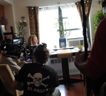 People on set